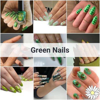 22 uñas verdes para probar: arte y diseños de uñas elegantes