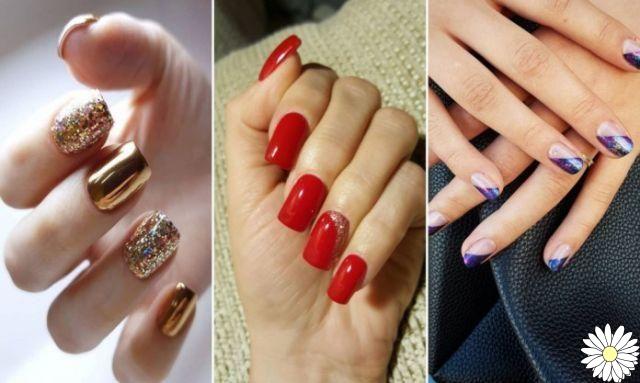 23 Hermosos diseños de uñas plateadas para Navidad y Año Nuevo