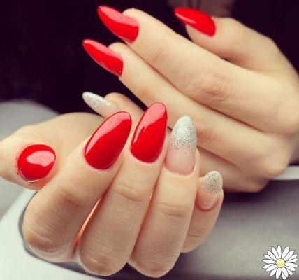 30 “Top” designs of red and gold nails to wear at Christmas