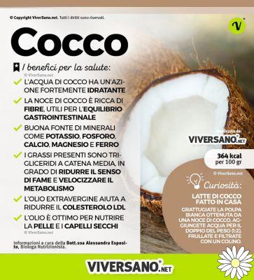 Coco: todas las propiedades y beneficios para la salud