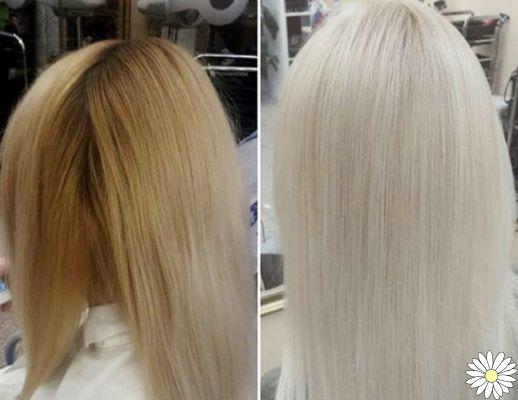 Comment enlever les tons jaunes des cheveux blonds ?