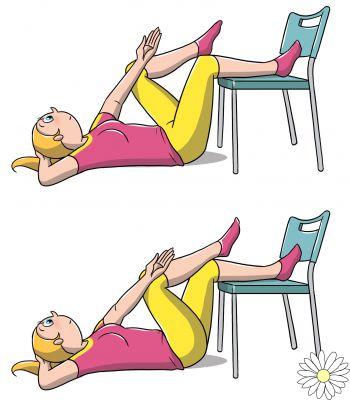 Abdominales en la silla: ejercicios para tener un vientre plano