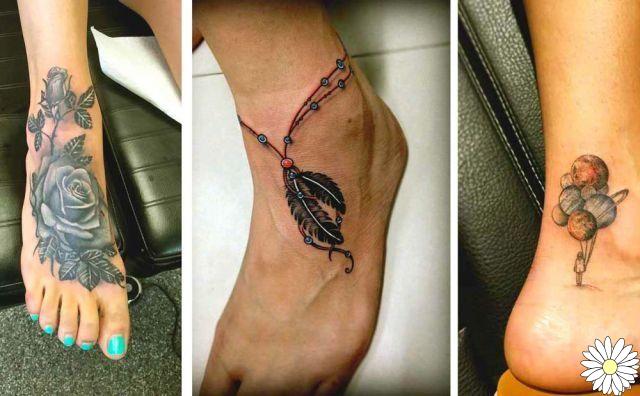 Les 50 meilleures idées de tatouage de pied - Photos et conseils